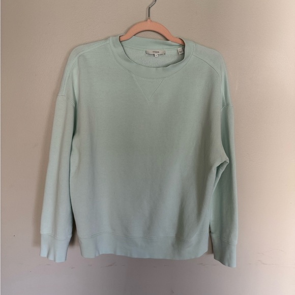 SOLD— Vince | Drop Shoulder Pullover in Sea Foam | XS - Picture 5 of 8